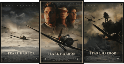 An original set of movie posters for the film Pearl Harbor (Harbour)