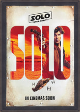 Load image into Gallery viewer, An original movie poster for the Star Wars film Solo