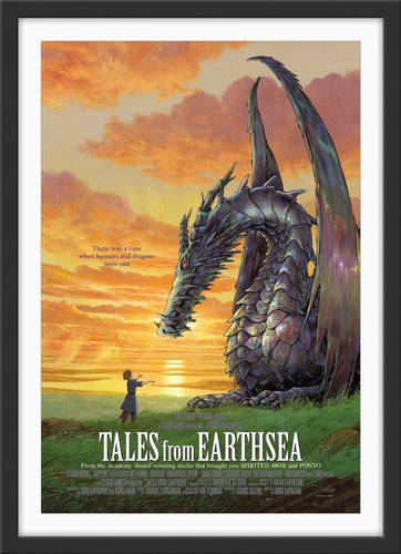 An original movie poster for the Studio Ghibli film Takes From Earthsea