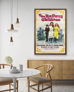 An original movie poster for the film The Railway Children