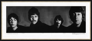 An original Richard Avedon "Mount Rushmore" Banner poster of The Beatles