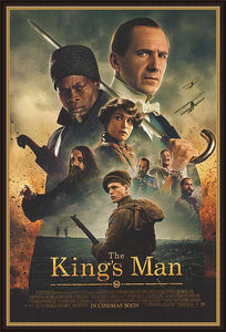 An original movie poster for the Matthew Vaughn film "The King's Man"