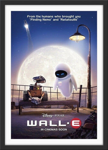 An original movie poster for the Disney / Pixar film Wall-E