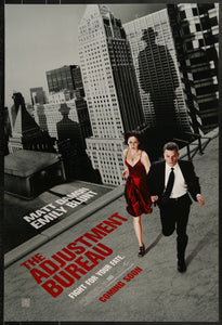 An original movie poster for the film The Adjustment Bureau