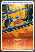 Load image into Gallery viewer, An original movie poster for the animated film An American Tail