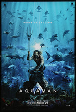 Load image into Gallery viewer, An original movie poster for the film Aquaman