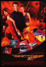 Load image into Gallery viewer, An original movie poster for the James Bond film &quot;The World Is Not Enough&quot;