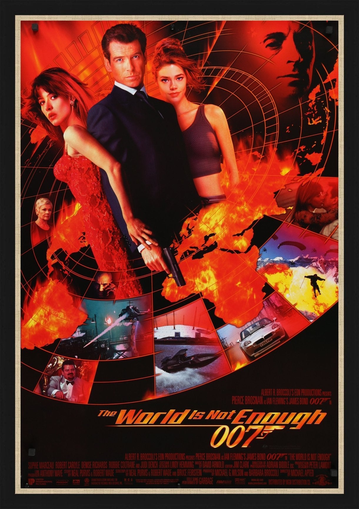 An original movie poster for the James Bond film 