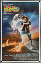 Load image into Gallery viewer, An original movie poster for the film Back to the Future with artwork by Drew Struzan