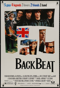 An original movie poster for the Beatles' film Backbeat / Back beat