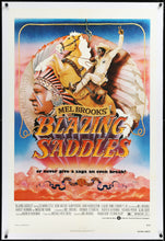 Load image into Gallery viewer, An original movie poster for the Mel Brooks film Blazing Saddles