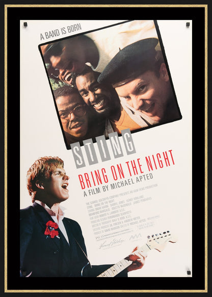 An original movie poster for the film Bring On The Night