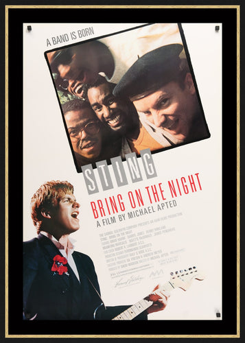 An original movie poster for the film Bring On The Night