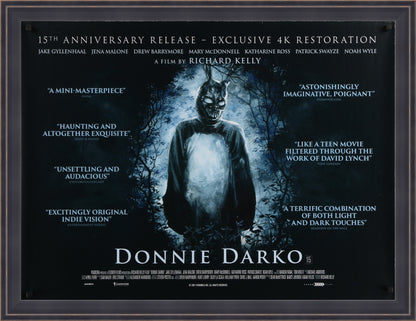 An original movie poster for the film Donnie Darko