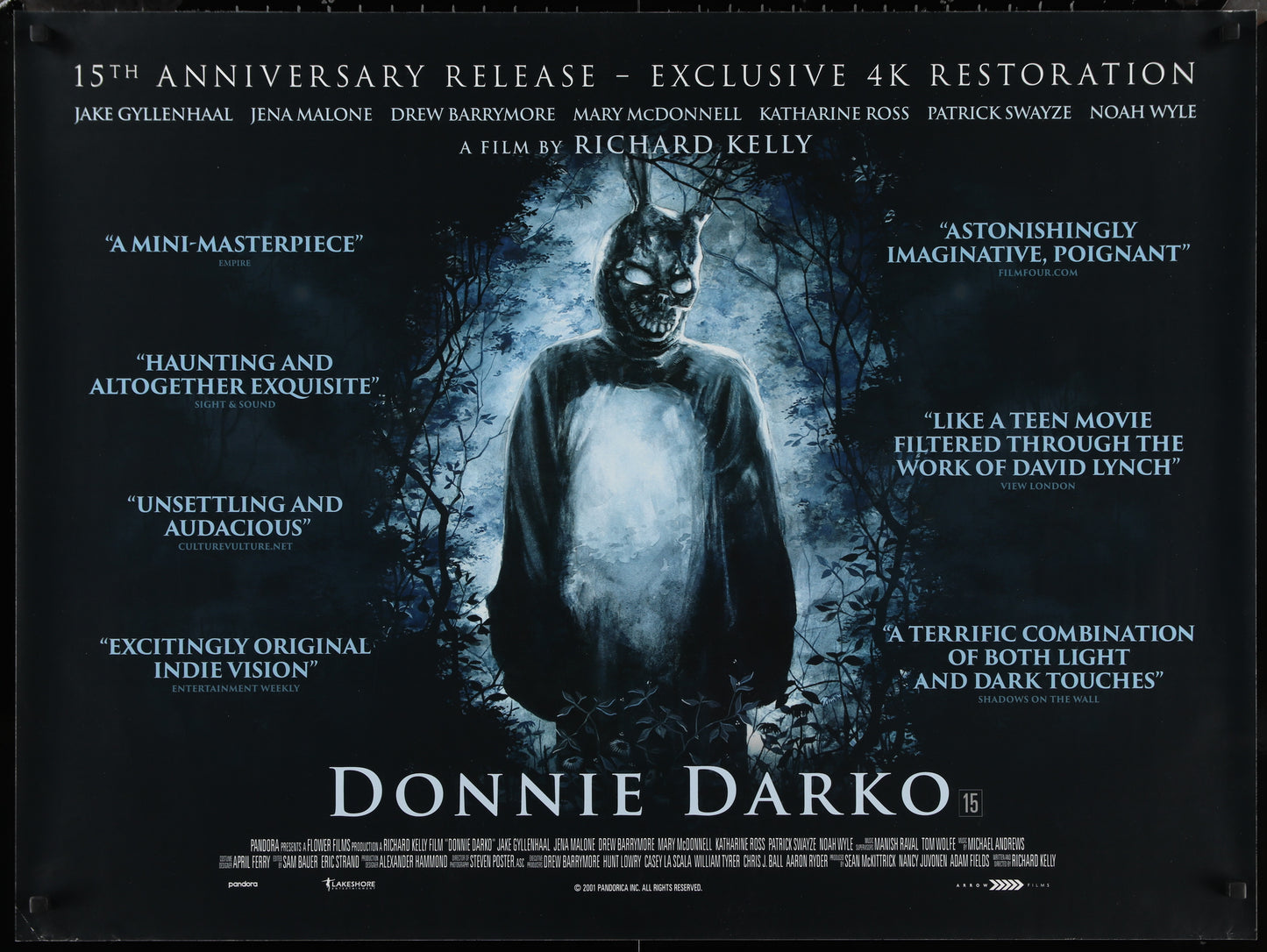 An original movie poster for the film Donnie Darko