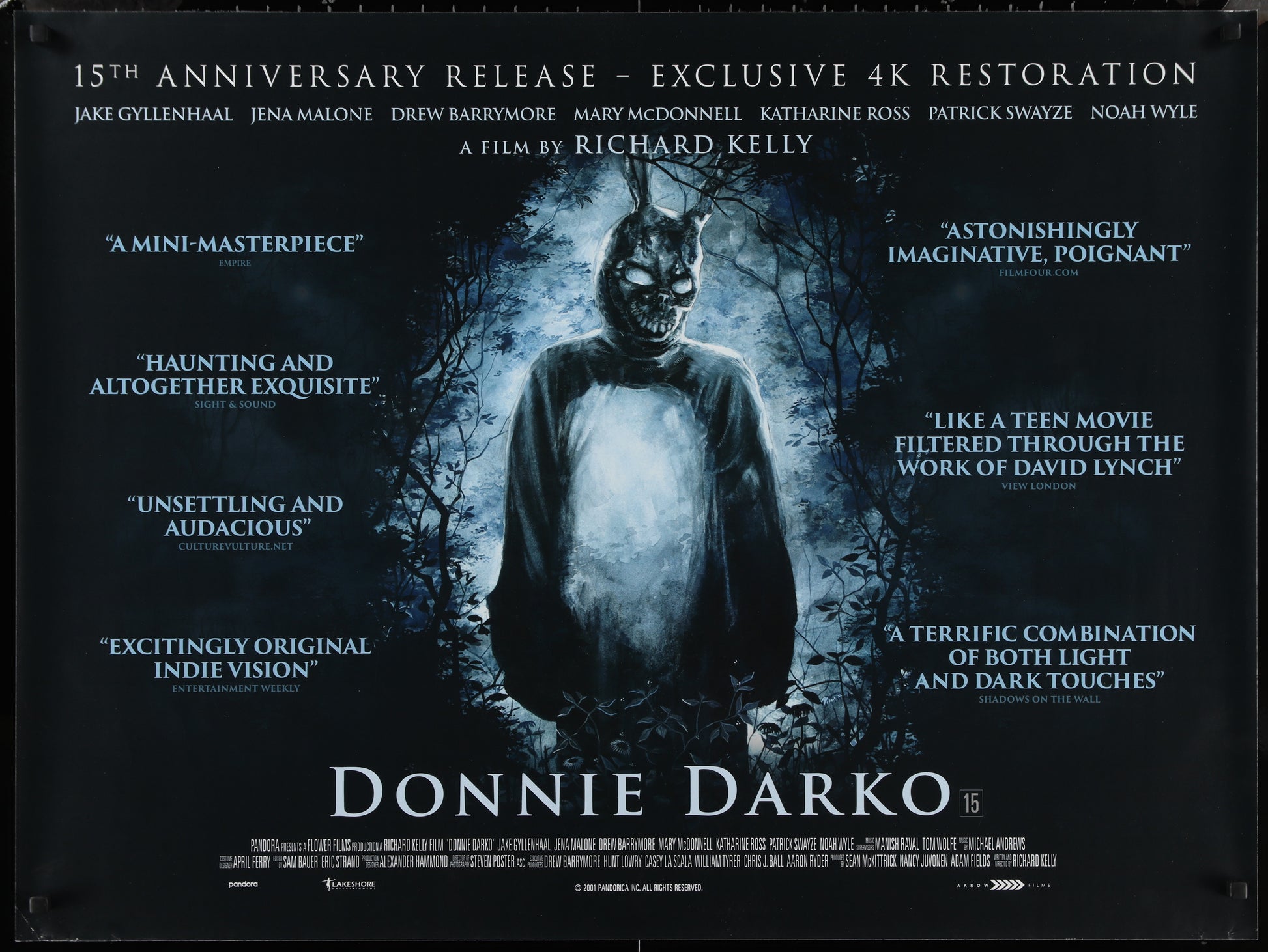 An original movie poster for the film Donnie Darko