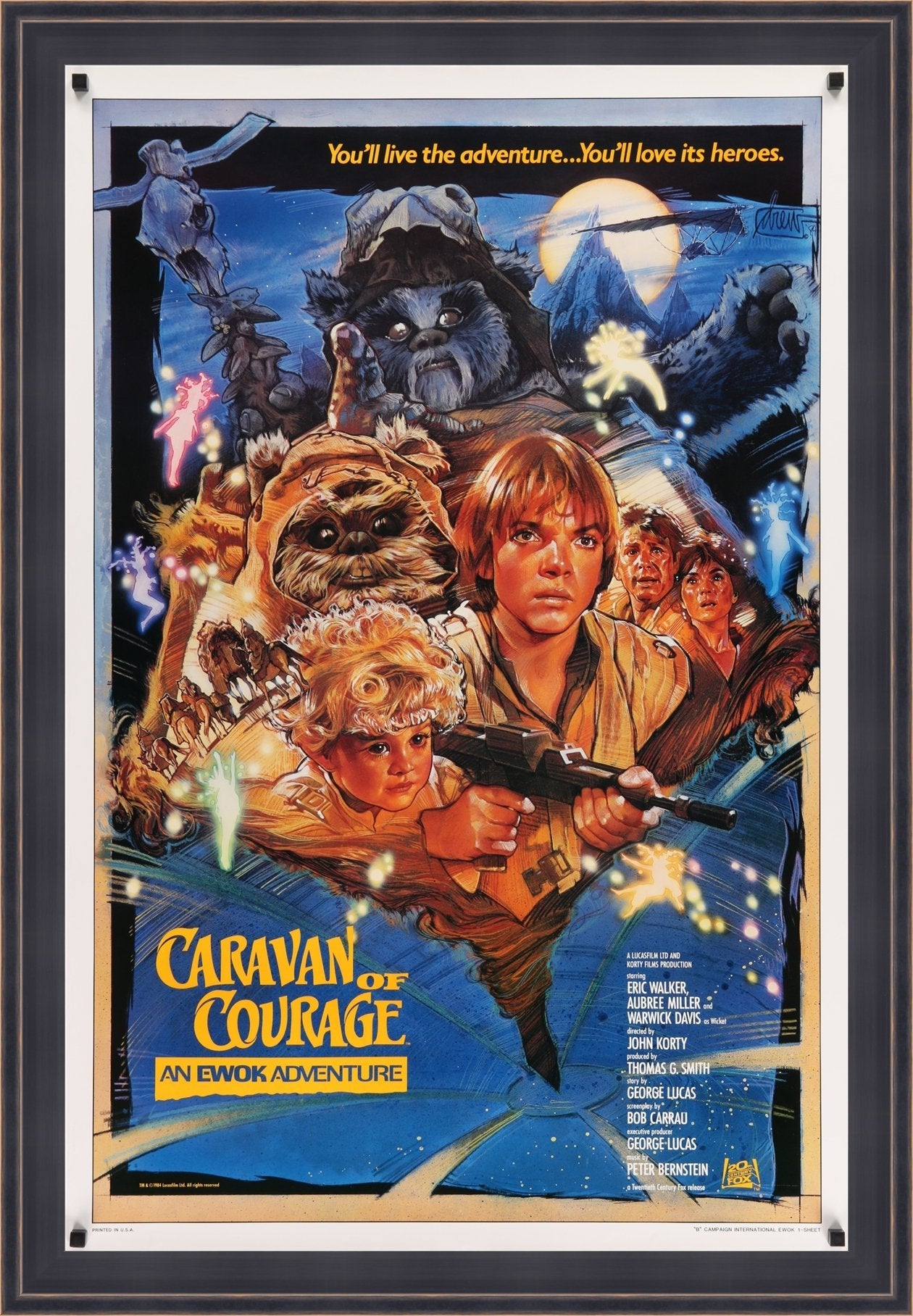An original film / movie poster for Star Wars - Caravan of Courage