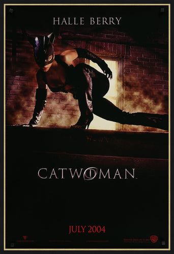 An original movie poster for the film Catwoman