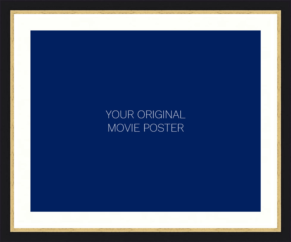 Frame for a Half Sheet Movie Poster