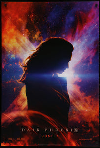 An original movie poster for the Marvel film Dark Phoenix