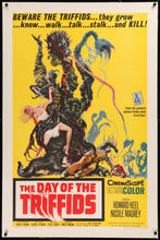 Load image into Gallery viewer, An original movie poster for the horror film The Day of The Triffids