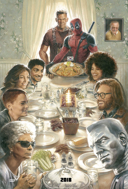 An original movie poster for the film Dead Pool 2 by Steve Chorney