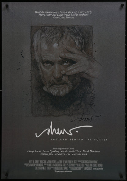 An original autographed poster for Drew: The Man Behind the Poster