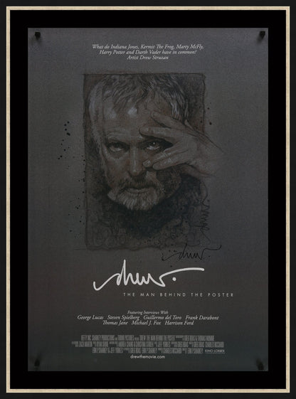 An original autographed poster for Drew: The Man Behind the Poster