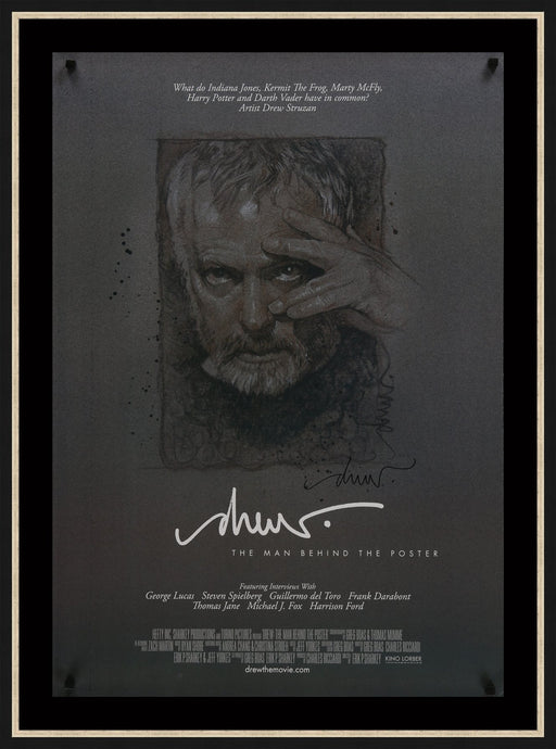An original autographed poster for Drew: The Man Behind the Poster
