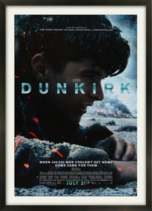 An original movie poster for the Christopher Nolan film Dunkirk