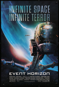 An original movie poster for the film Event Horizon