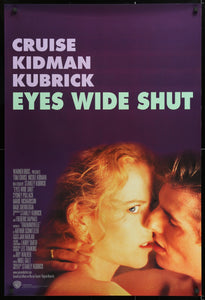 An original movie poster for the Stanley Kubrick film Eyes Wide Shut