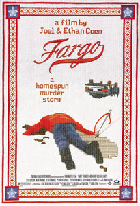 An original movie poster for the Coen Brothers' film Fargo