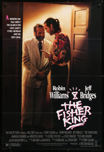 An original movie poster for the film The Fisher King