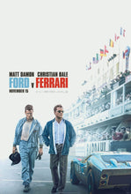 Load image into Gallery viewer, An original movie poster for the film Ford v Ferrari (Le Mans 66)