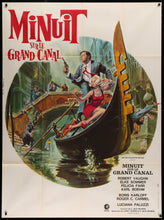 Load image into Gallery viewer, An original French movie poster for the film The Venetian Affair / Minuit sue le Grand Canal
