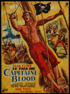 An original film / movie poster for "The Son of Captain Blood"