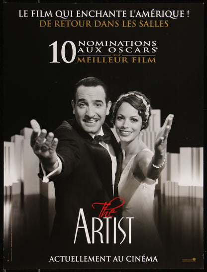 An original French movie poster for the Oscar winning film The Artist