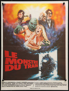An original French movie poster for Terror Train / Le Monstre Du Train
