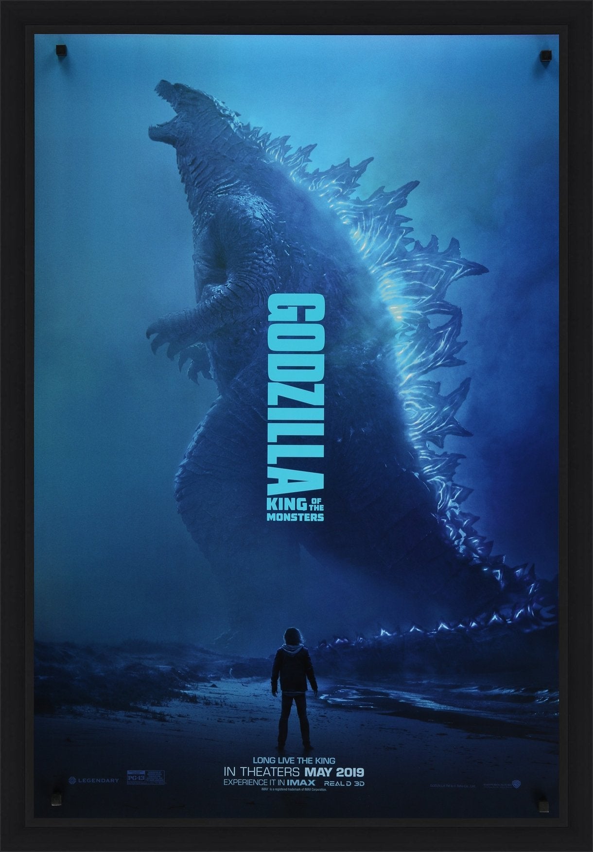 An original movie poster for the film Godzilla King of the Monsters