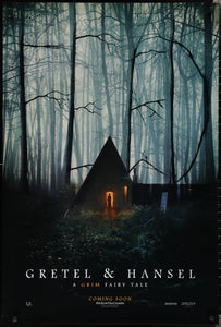 An original movie poster for the horror film Gretel and Hansel