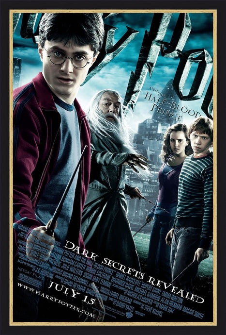 An original movie poster for the film Harry Potter and the Half Blood Prince