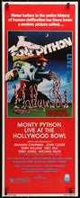 Load image into Gallery viewer, An original movie poster for the film Monty Python Live At The Hollywood Bowl