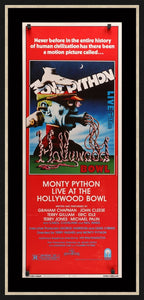 An original movie poster for the film Monty Python Live At The Hollywood Bowl