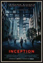 Load image into Gallery viewer, An original movie poster for the film Inception