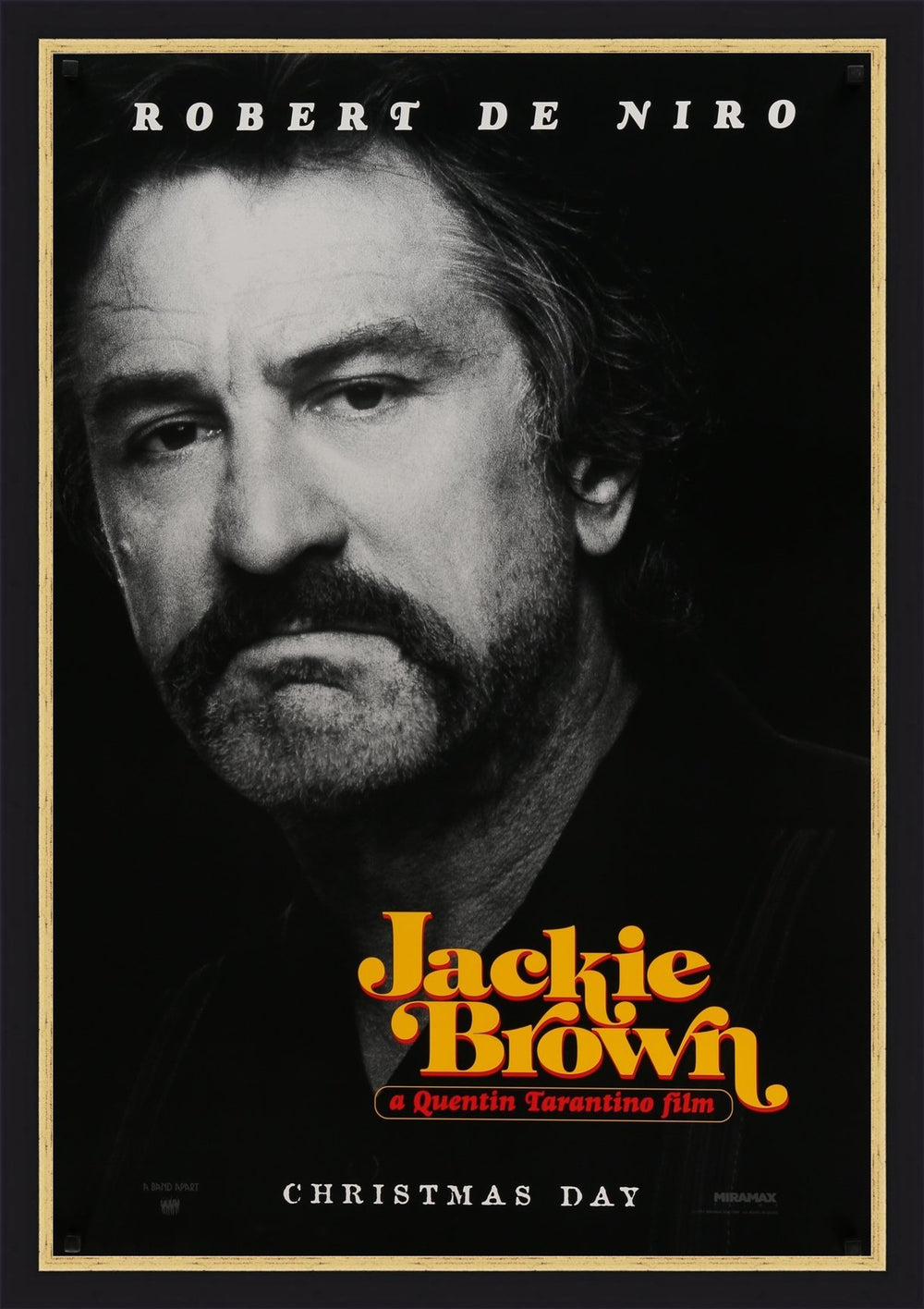 An original movie poster for the Quentin Tarantino film Jackie Brown