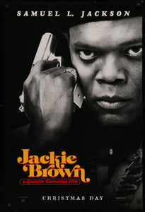 An original movie poster for the Quentin Tarantino film Jackie Brown