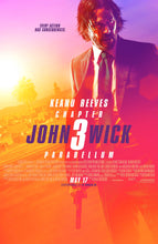 Load image into Gallery viewer, An original movie poster for the film John Wick 3 Parabellum
