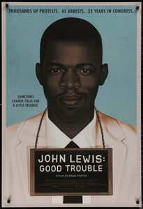 An original movie poster for the film John Lewis: Good Trouble