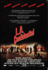 An original movie poster for the film L.A. Confidential